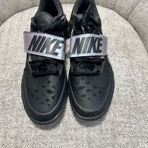 Nike Black and Silver Men's Shoes